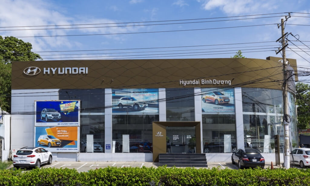 Bình Dương: Đại lí Hyundai Bình Dương - Chi nhánh Phú Hòa